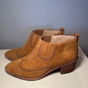 Madewell The Grayson Brogue Chelsea Boots Size 8